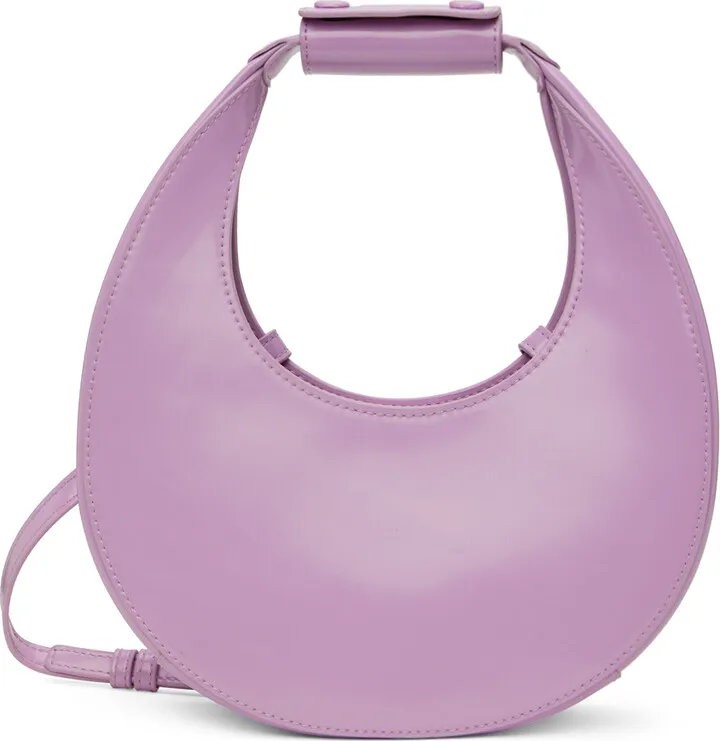 Staud Purple Mini Moon Bag