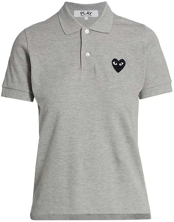 Embroidered Heart Polo
