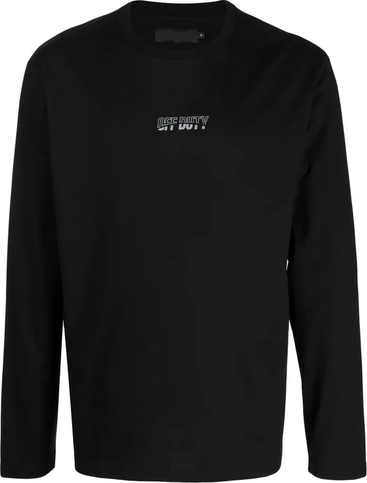 logo-print long-sleeved T-shirt