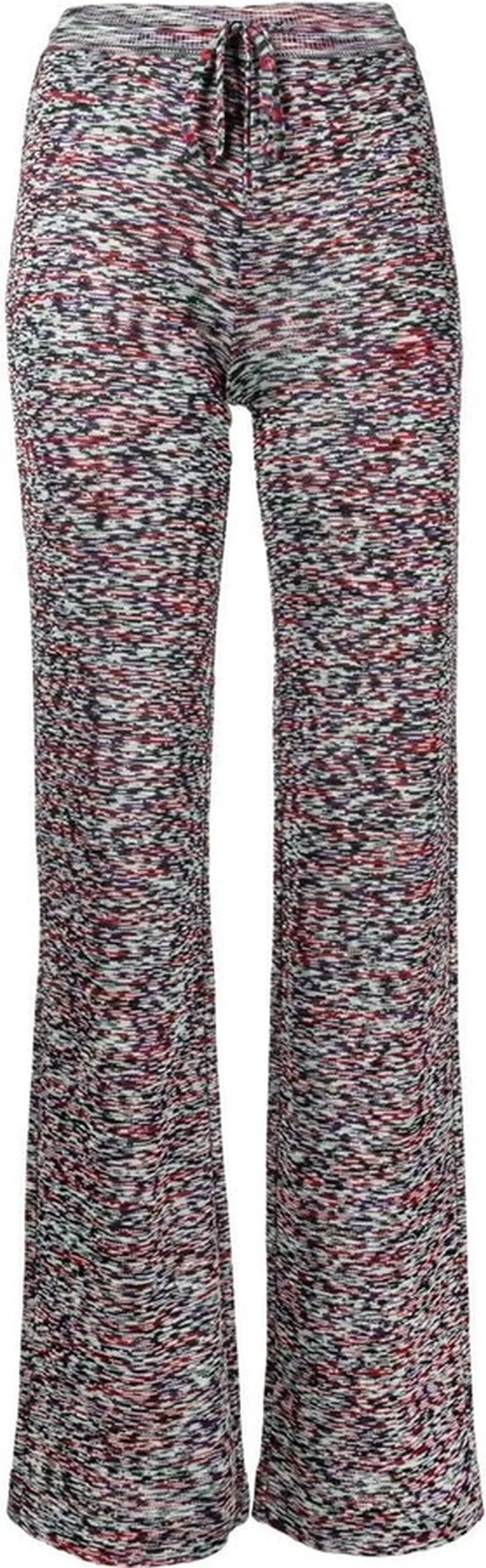 Tie-Waist Straight-Leg Trousers