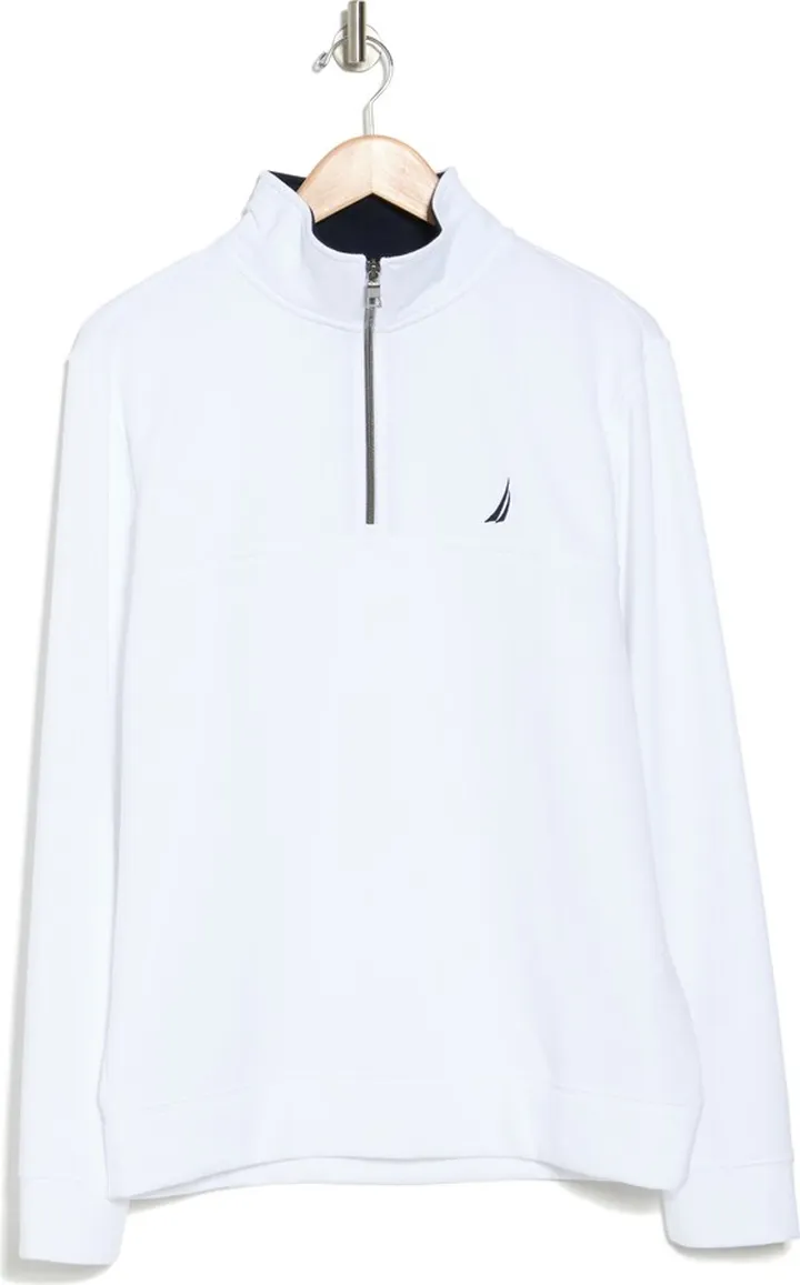 Piped Half Zip Pullover