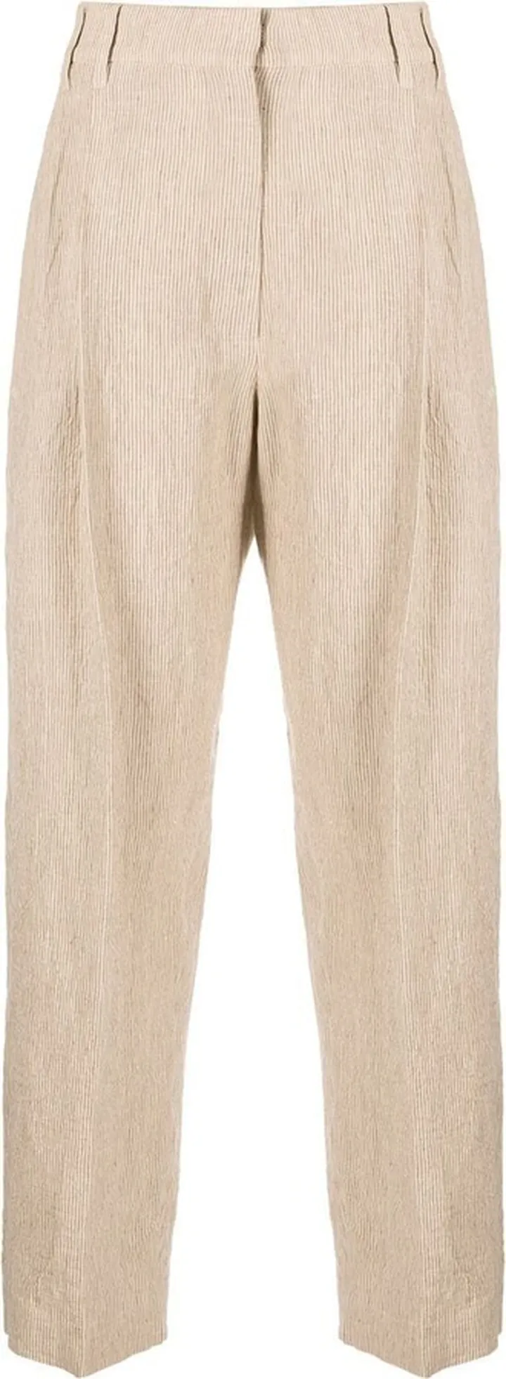 Cropped Linen Trousers