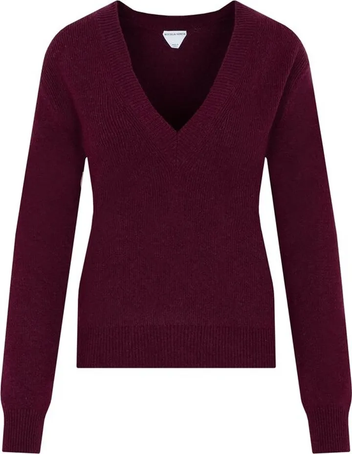 Bottega Veneta V-Neck Long-Sleeved Jumper