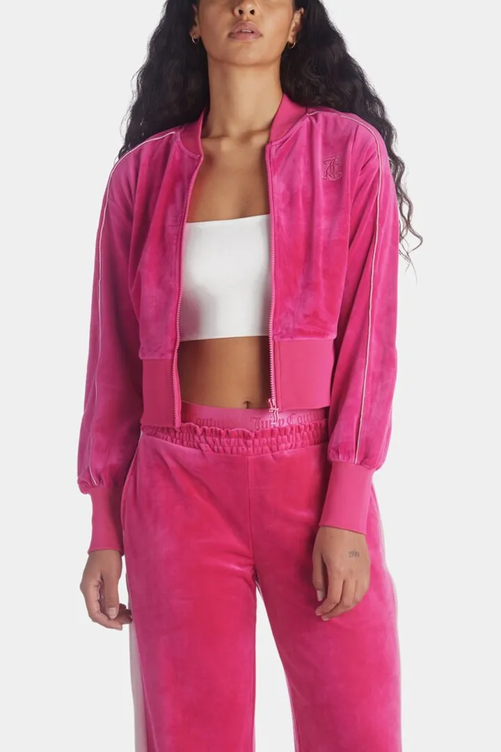 Velour Bomber
