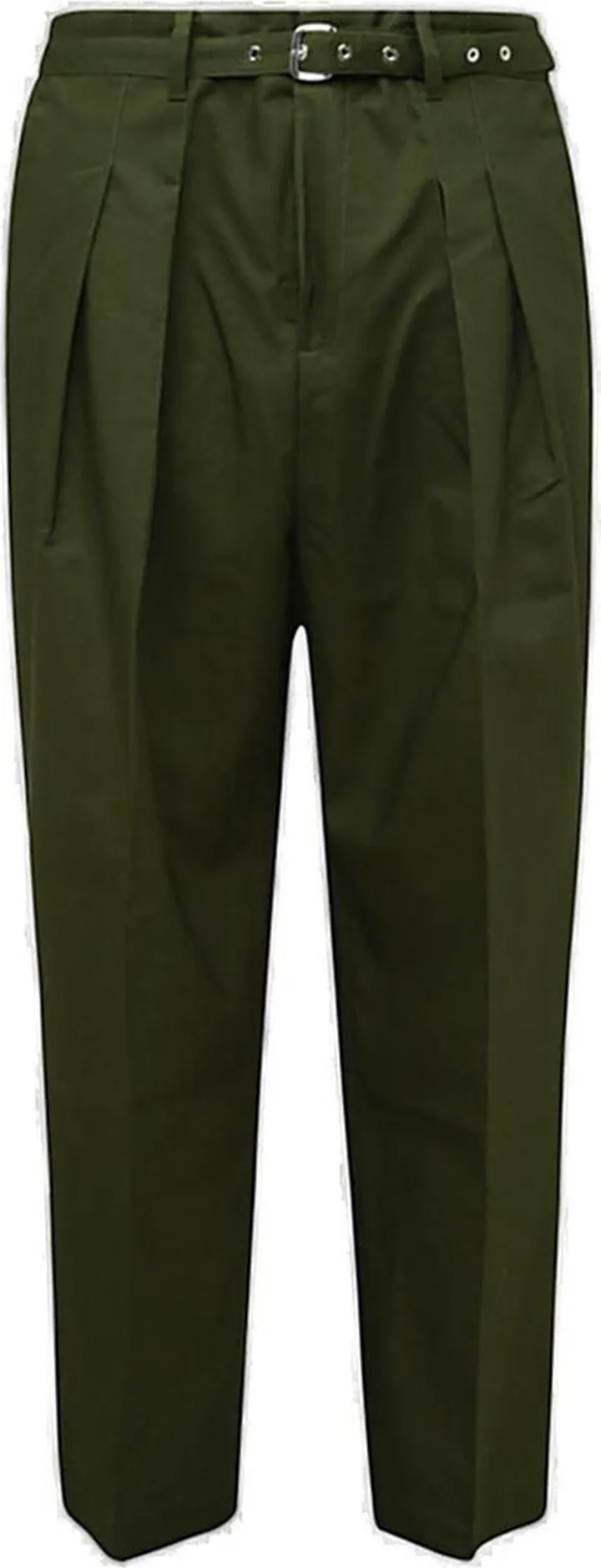 Pressed-crease Wide-leg Trousers