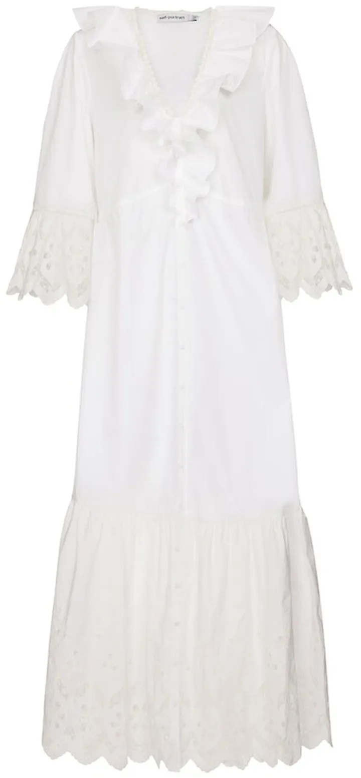 Cotton broderie anglaise dress