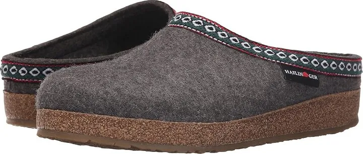 Haflinger GZ Classic Grizzly (Grey) Clog Shoes