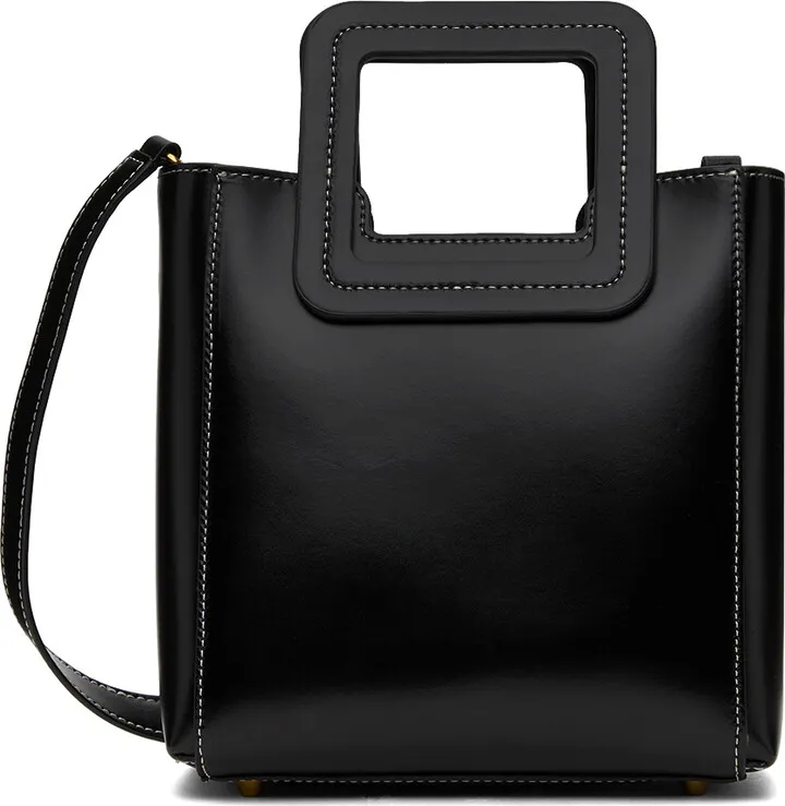 Staud Black Mini Shirley Bag