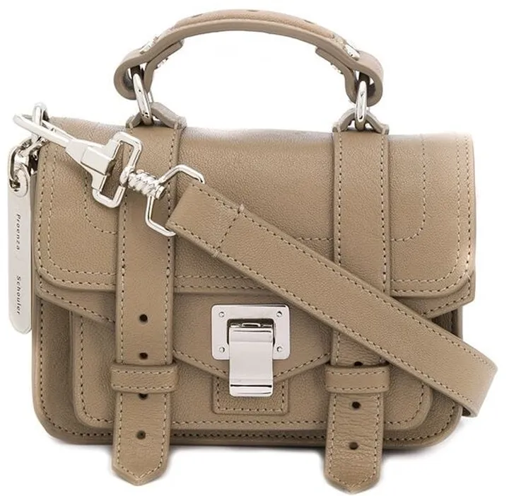 Logo-Tag Mini Shoulder Bag