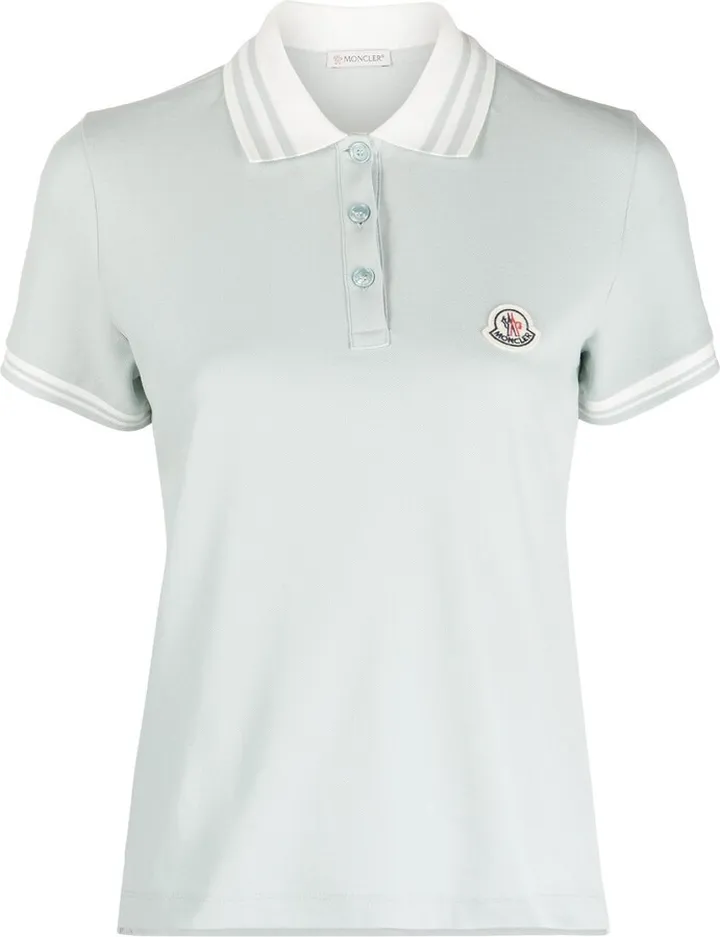 Logo-Patch Cotton Polo Shirt