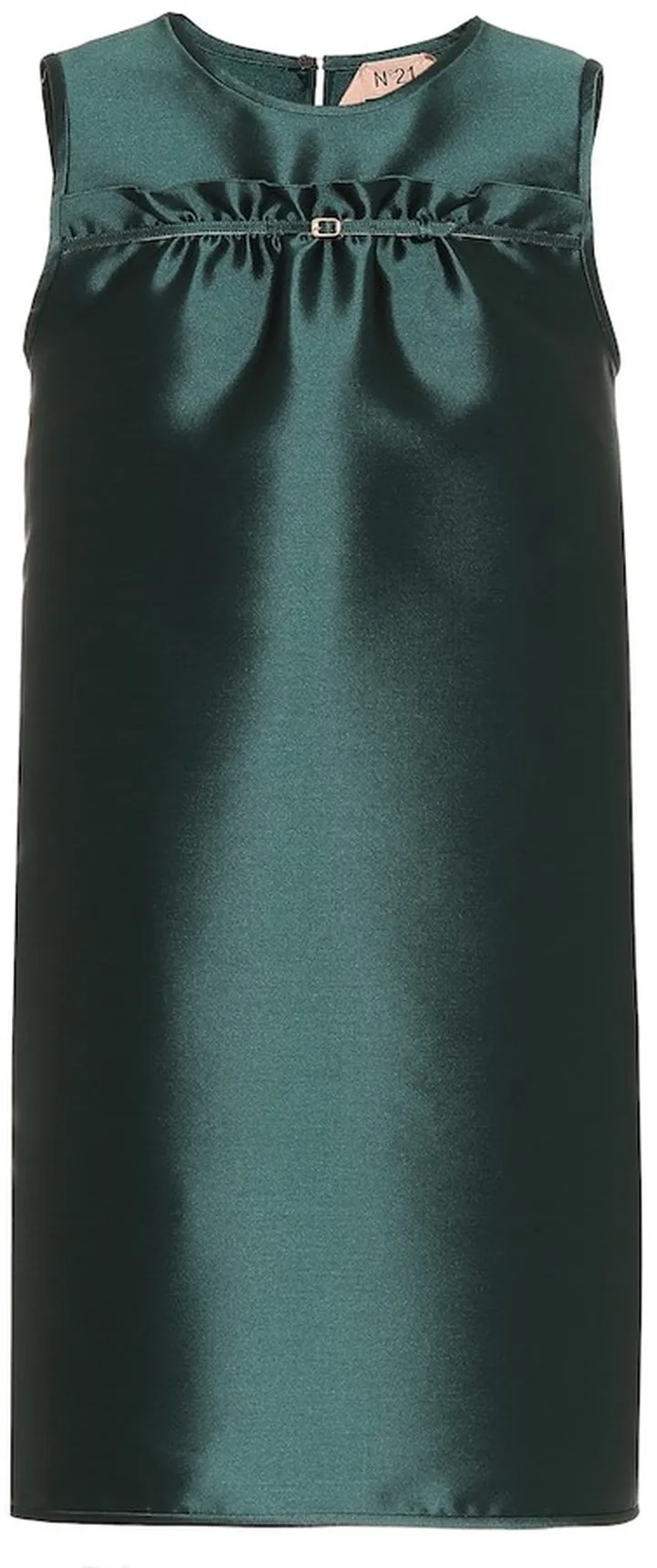 Satin twill minidress