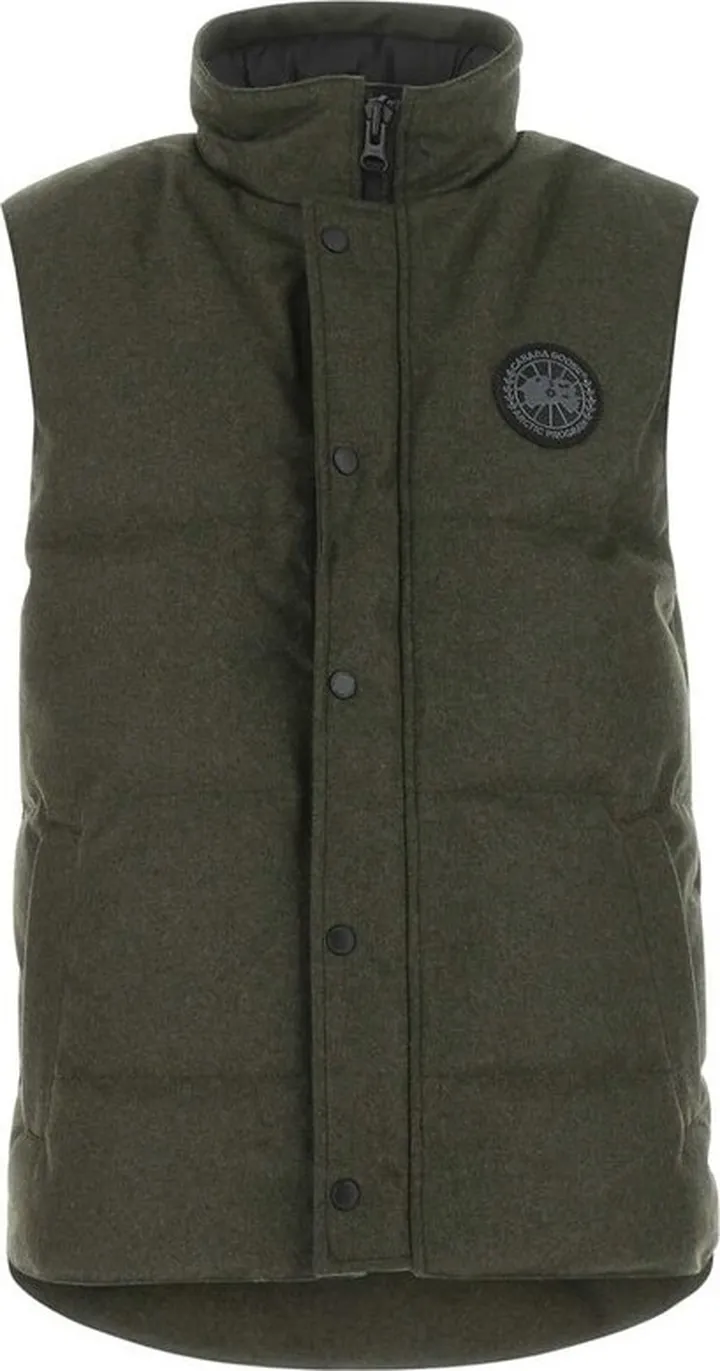 Canada Goose Logo Patch Zip-Up Padded Gilet