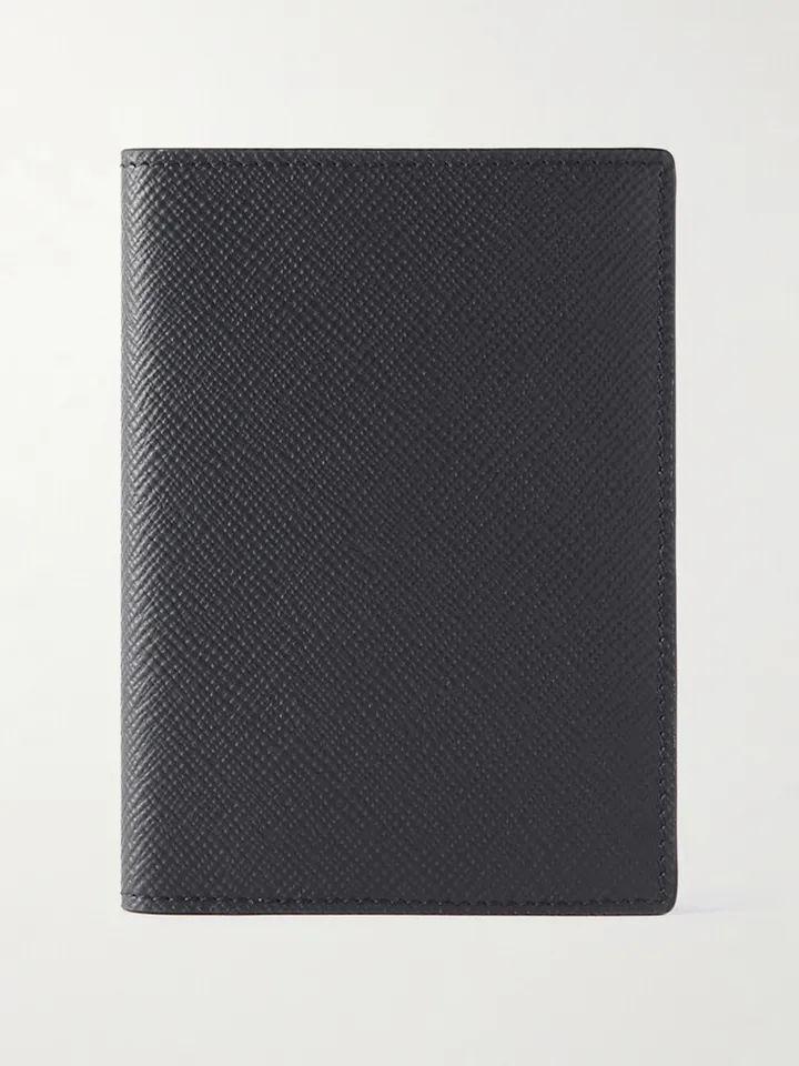 Panama Cross-Grain Leather Passport Cover