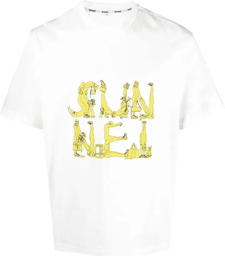 logo-print cotton T-shirt
