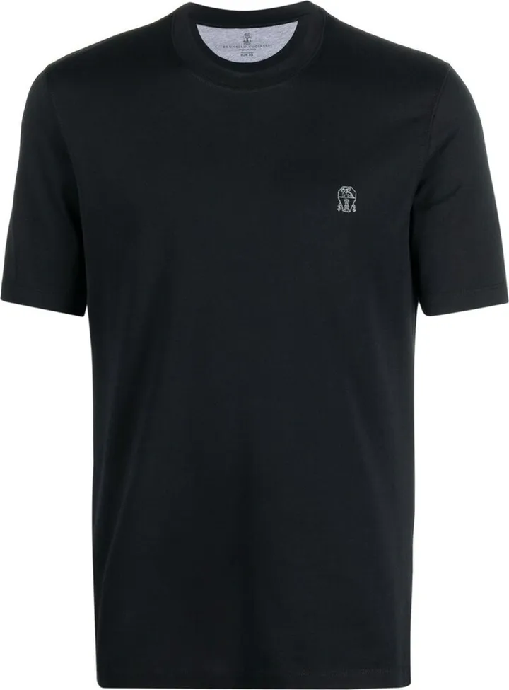 embroidered-logo cotton T-shirt