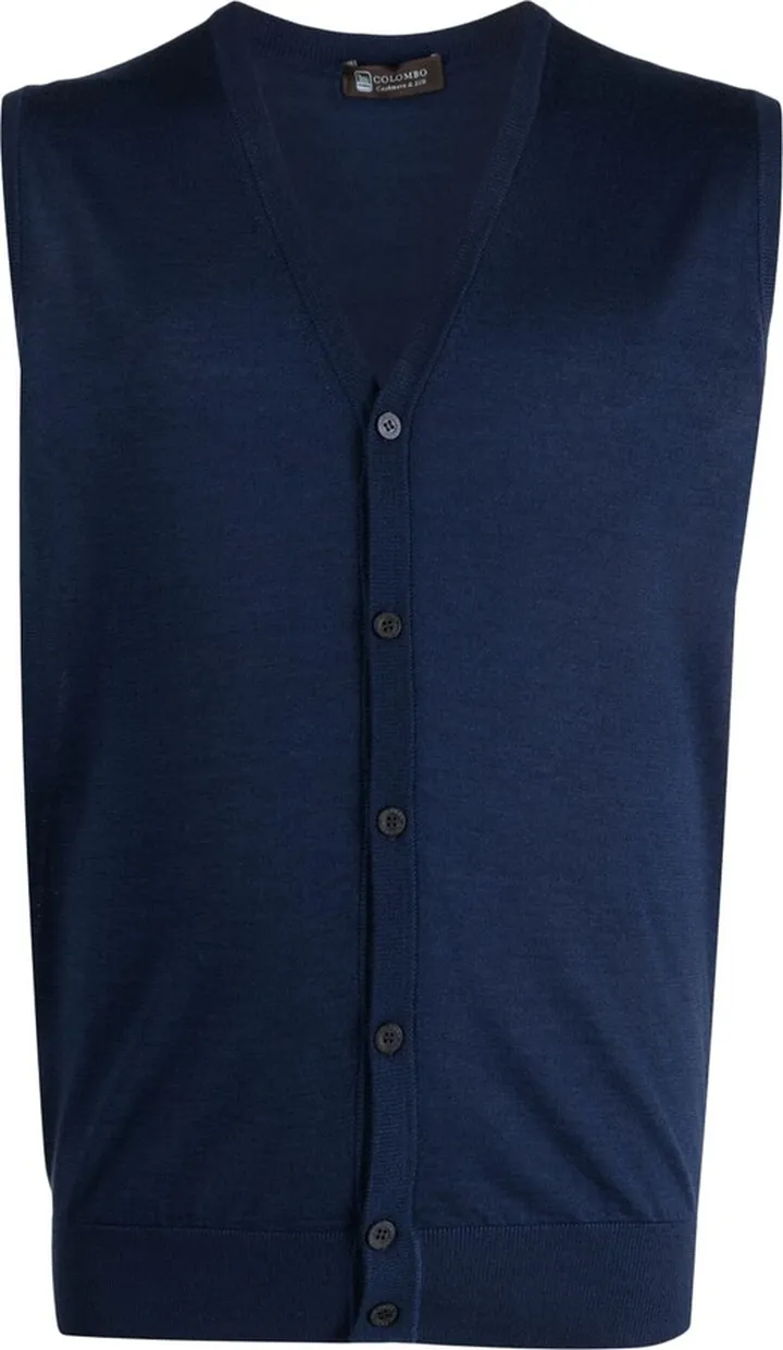Button-Up Knitted Vest