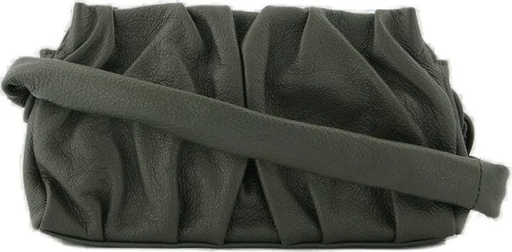 Elleme Ruched Detail Vague Shoulder Bag