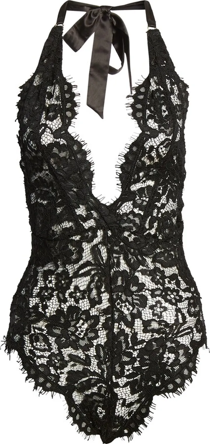 Natalia Lace Thong Bodysuit