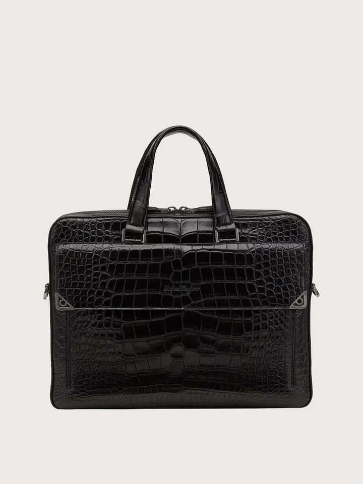 Ferragamo Men Business bag Black