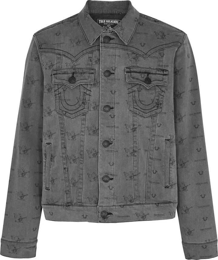 True Religion Jimmy Logo-print Denim Jacket
