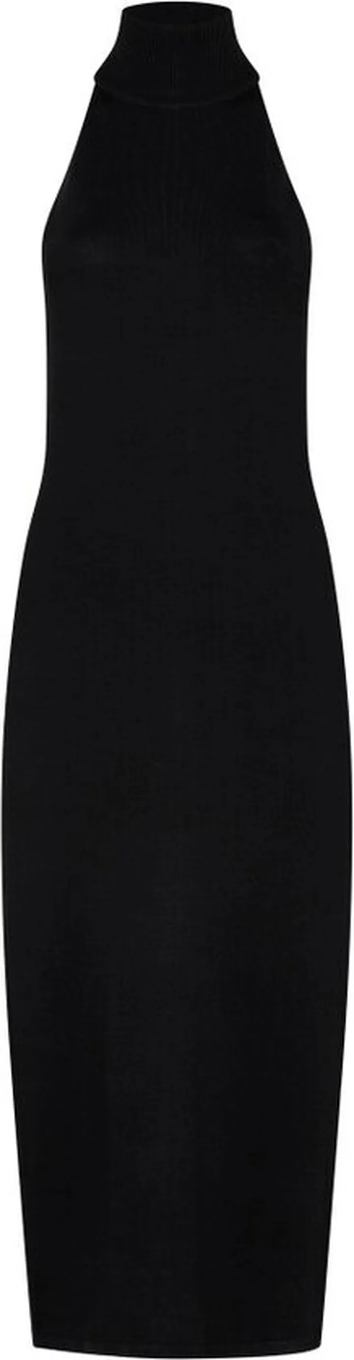 Totême Turtleneck Ribbed Midi Dress