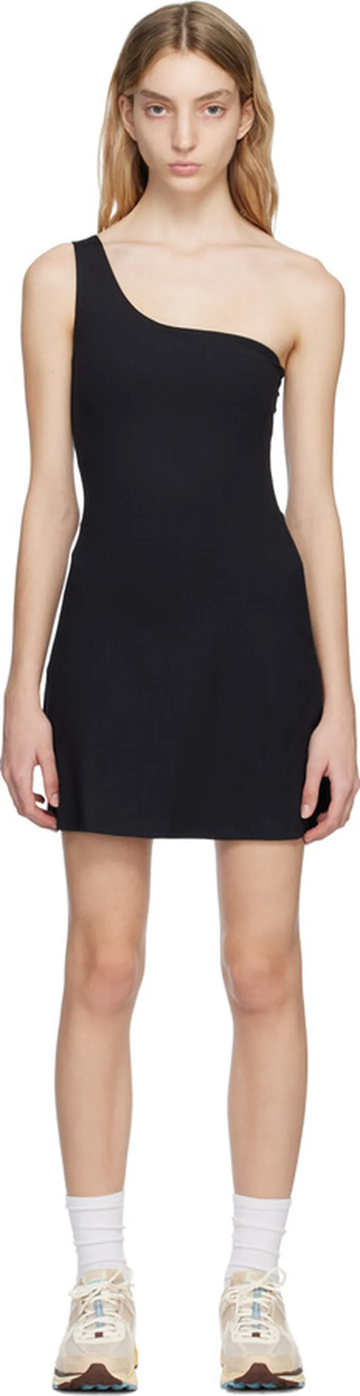 Girlfriend Collective Black Bianca Minidress