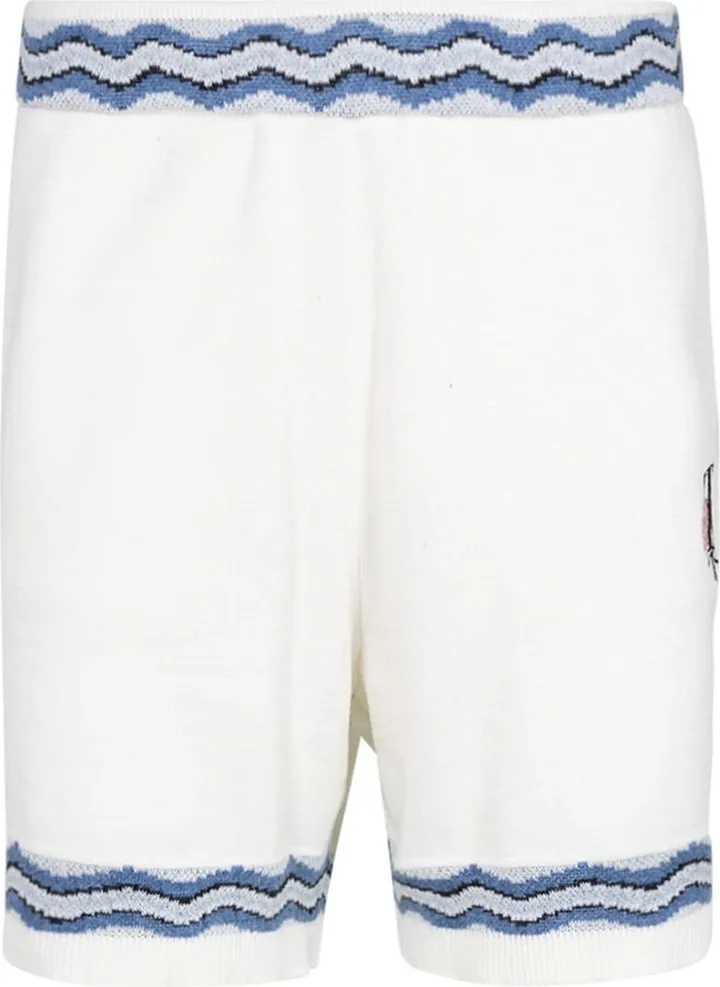 Swirl Stripe Knit Shorts