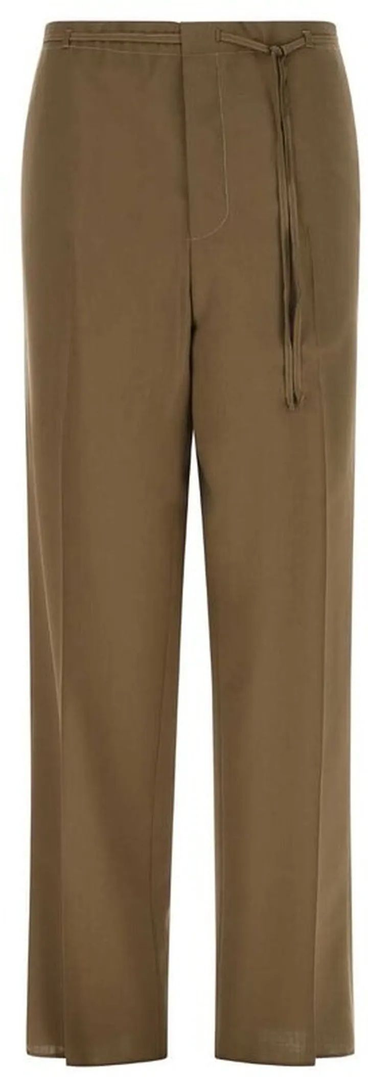 Ermenegildo Zegna Tie-Waist Straight Leg Pants