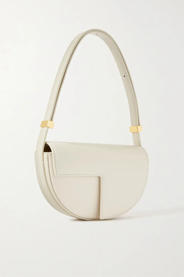 Patou - Le Petit Patou Leather Shoulder Bag - Ivory