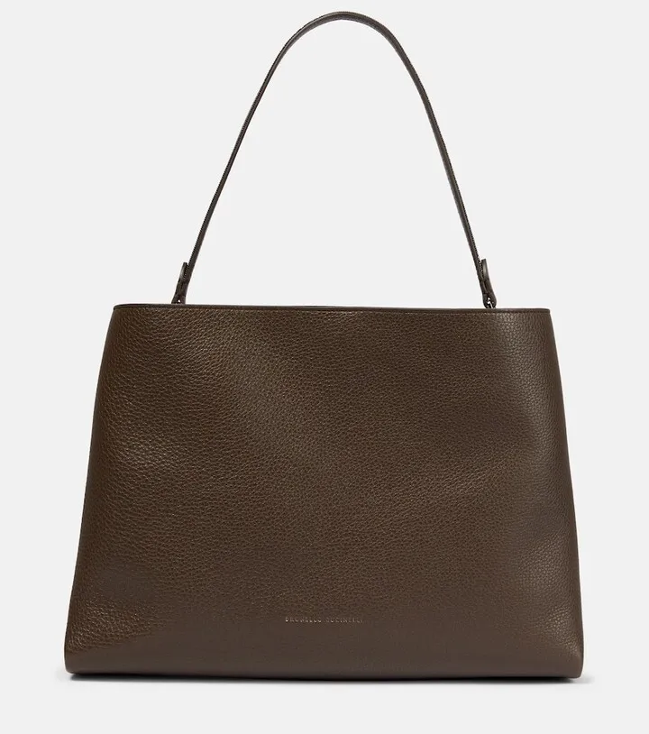 Medium embellished leather tote bag