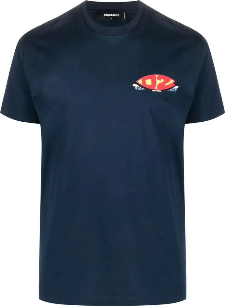 logo-print cotton T-shirt