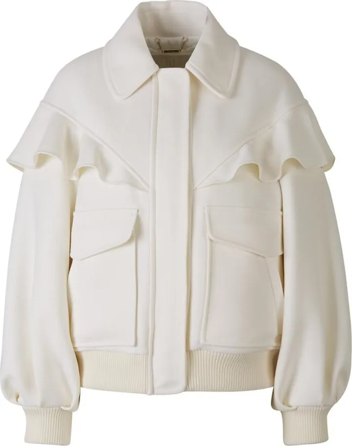 Chloé Ruffled Bomber Jacket