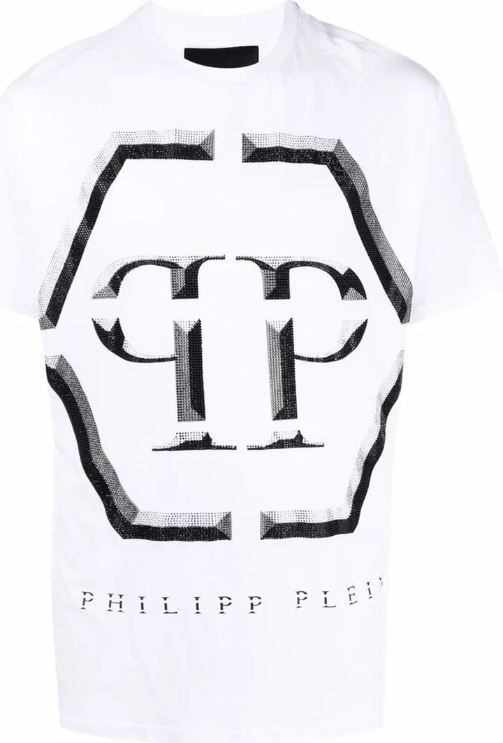 embellished-logo T-shirt
