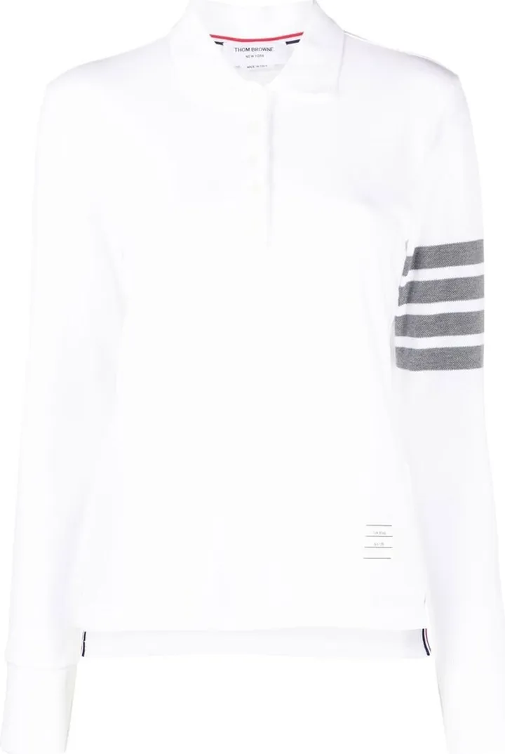 Hector 4-Bar long-sleeve polo shirt