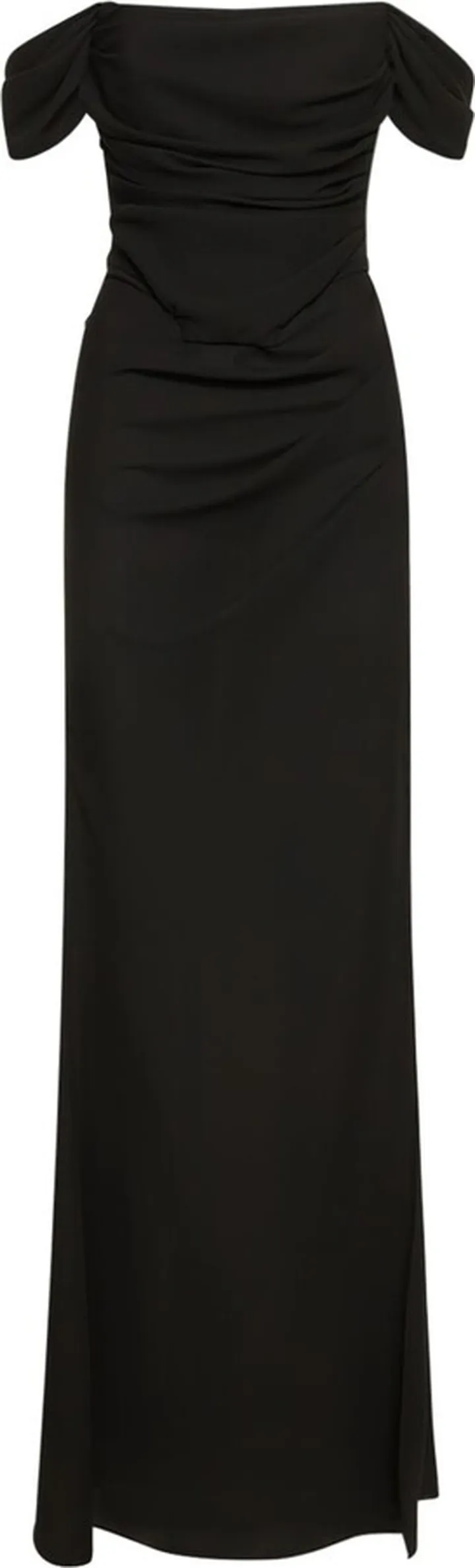 Crepe georgette long dress