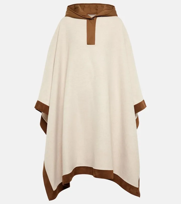 Chandra cashmere poncho