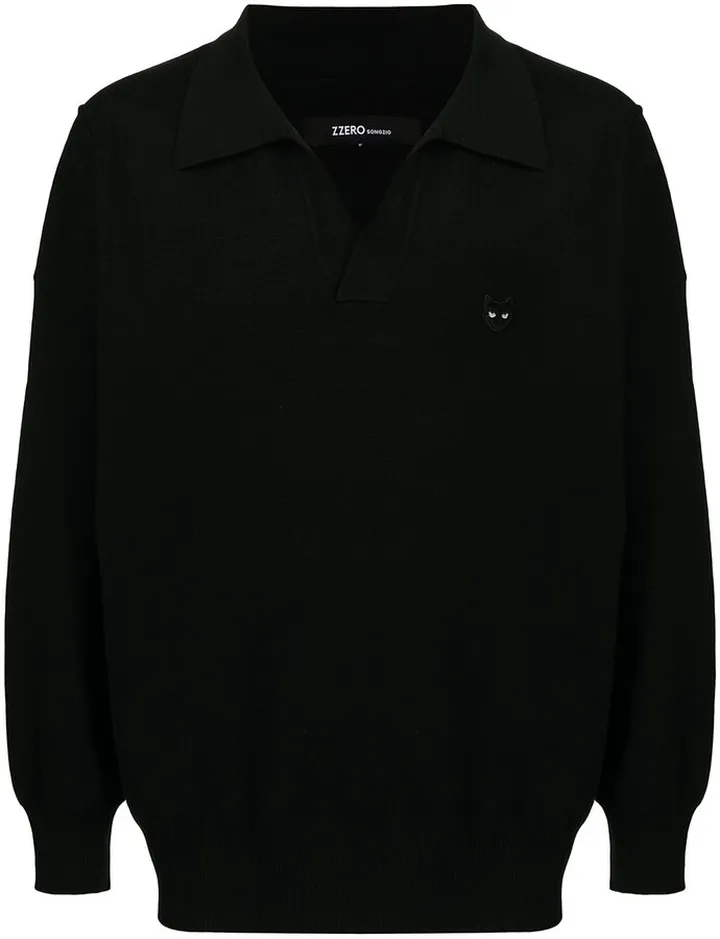 Logo Long-Sleeve Polo Shirt