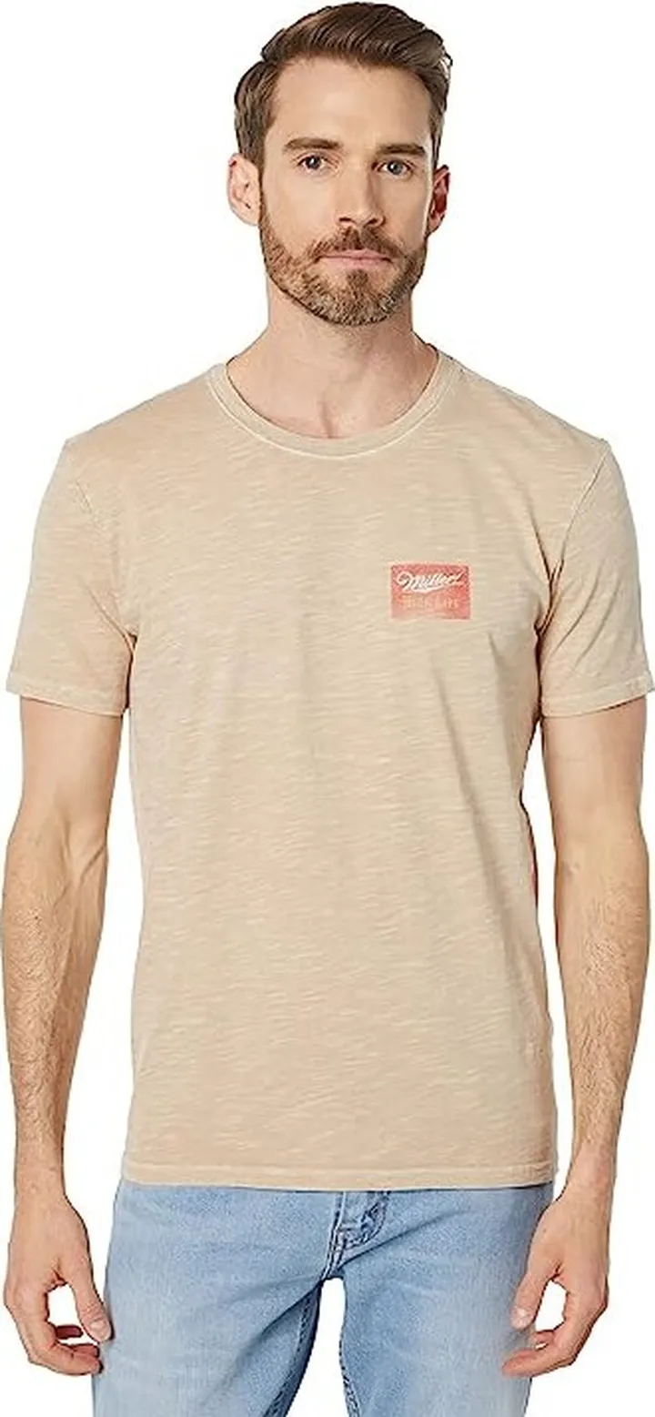 Lucky Brand High Life Fishing Graphic Tee (Nomad) Men's T Shirt