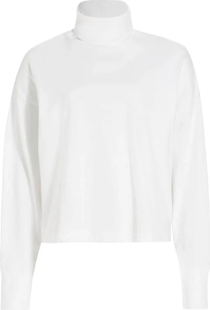 Heavy Cotton Relaxed Turtleneck Top
