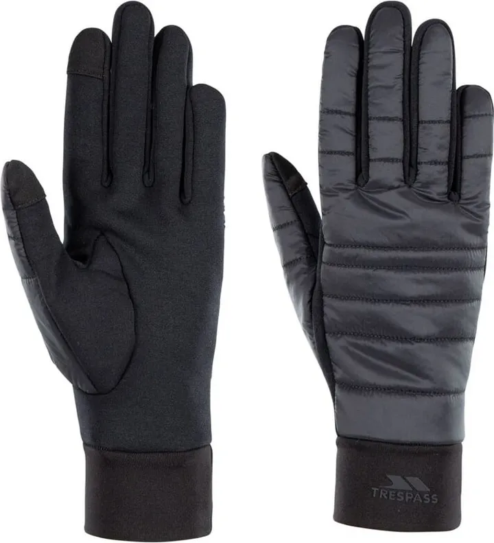 Trespass Adult Rumer Leather Glove - Black