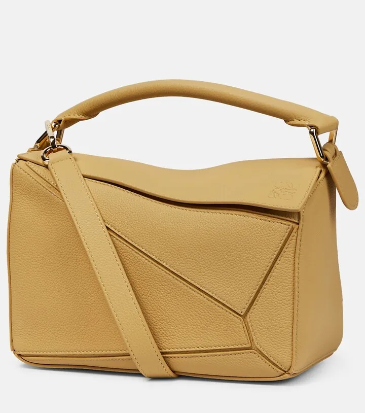 Puzzle Small leather shoulder bag