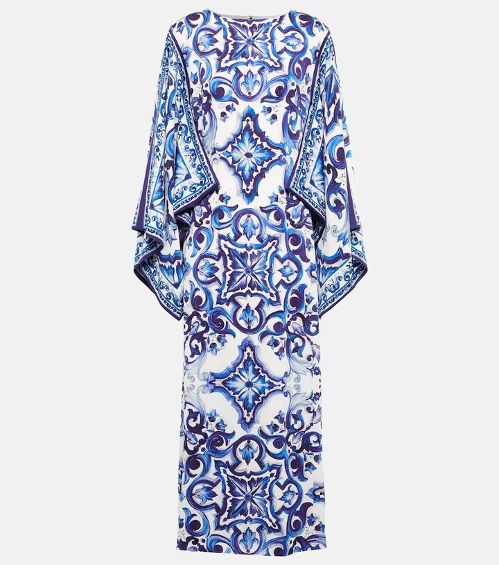 Printed midi dress