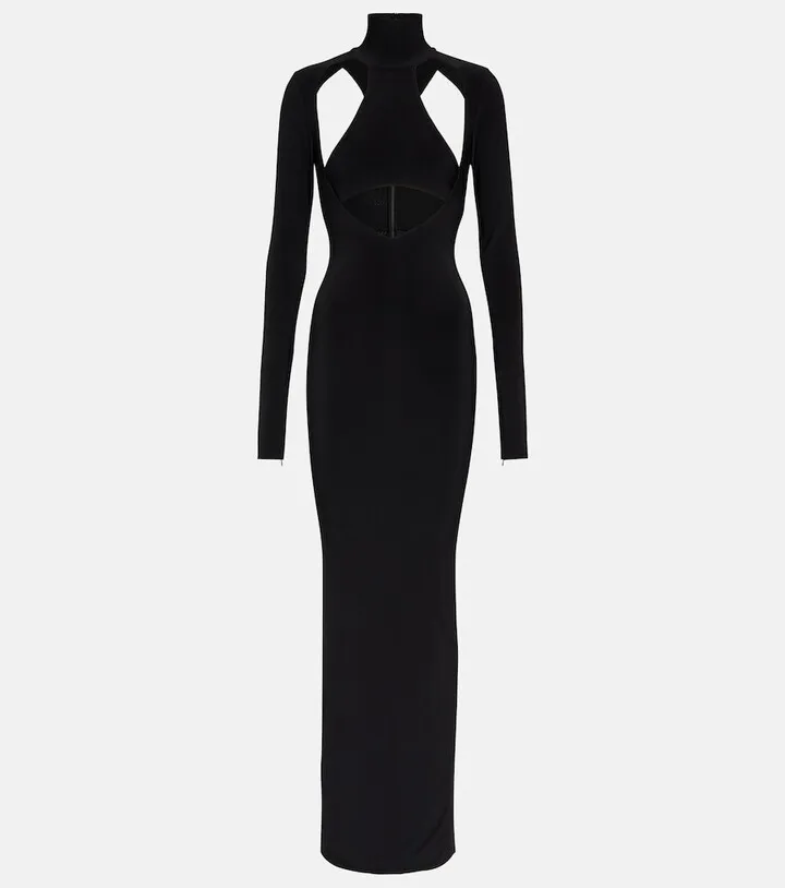Cutout maxi dress