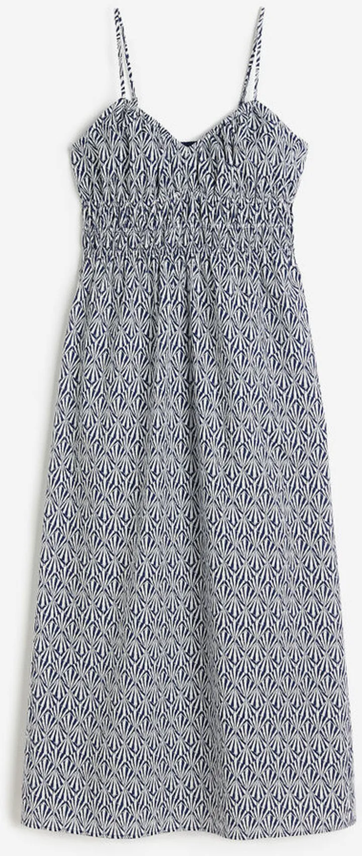 Smocked-waist Dress