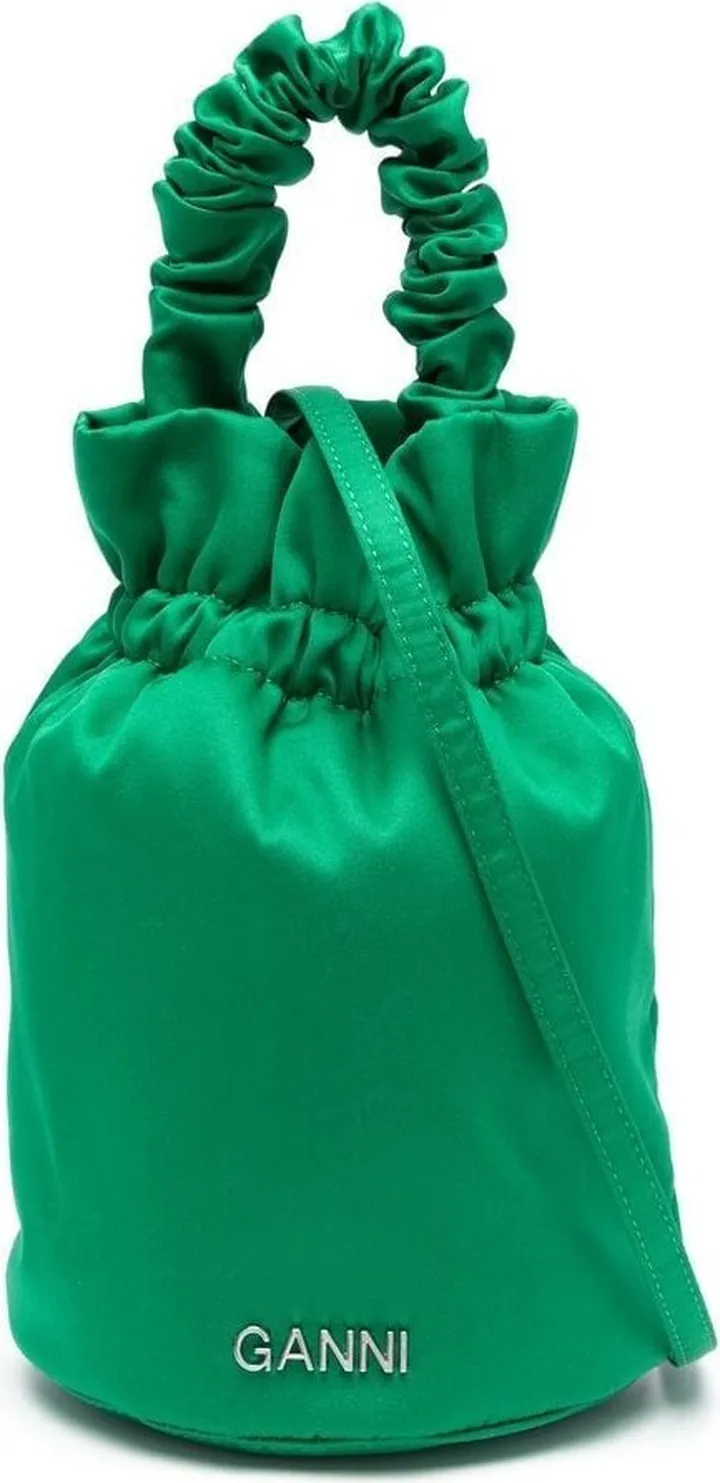 Logo-Detail Drawstring Shoulder Bag