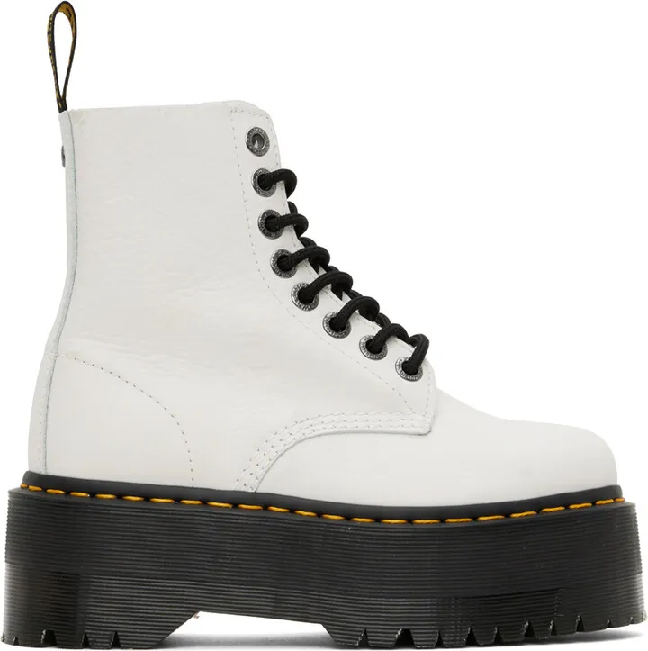 Dr. Martens White 1460 Pascal Max Boots