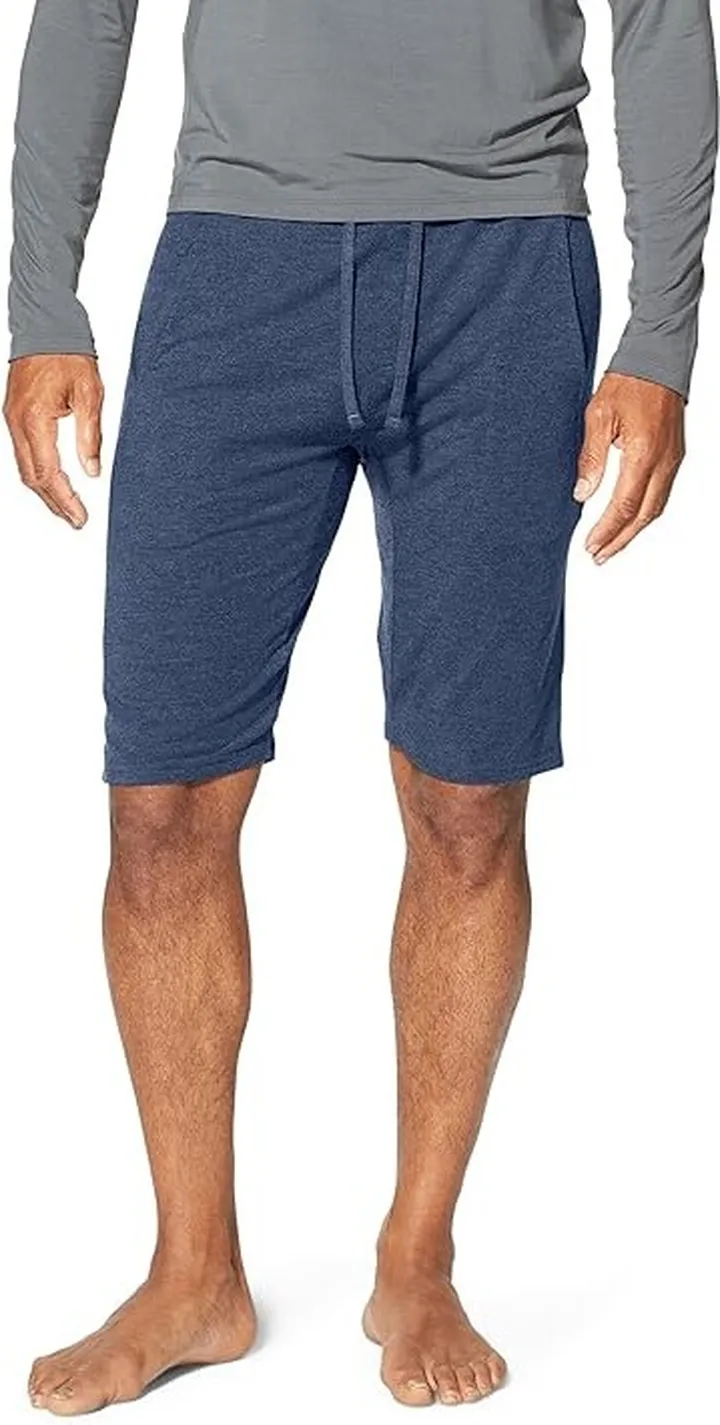 Tommy John Lounge Shorts (Dress Blues Heather) Men's Pajama
