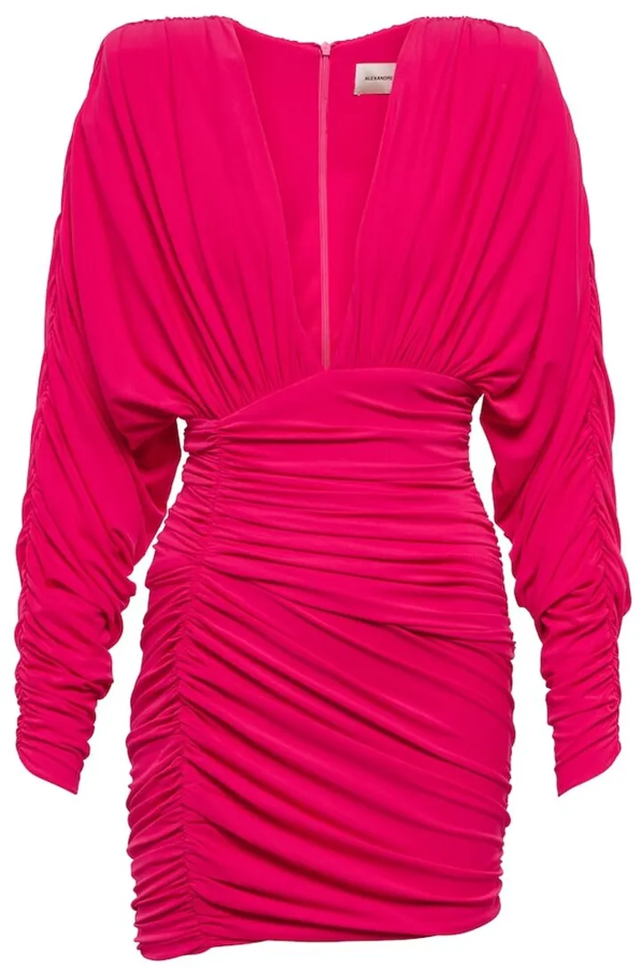 Ruched minidress