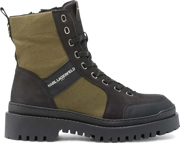 Logo Combat Boots