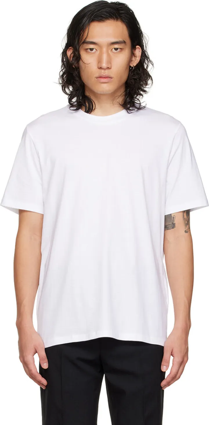 Jil Sander White Crewneck T-Shirt